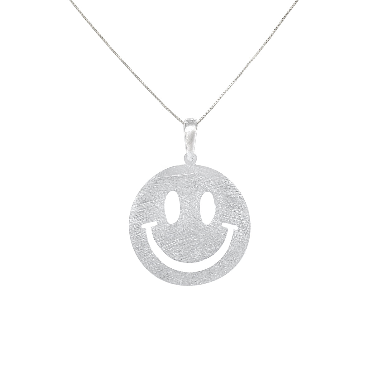 Silidia Sterling Silver Smile Face Pendant