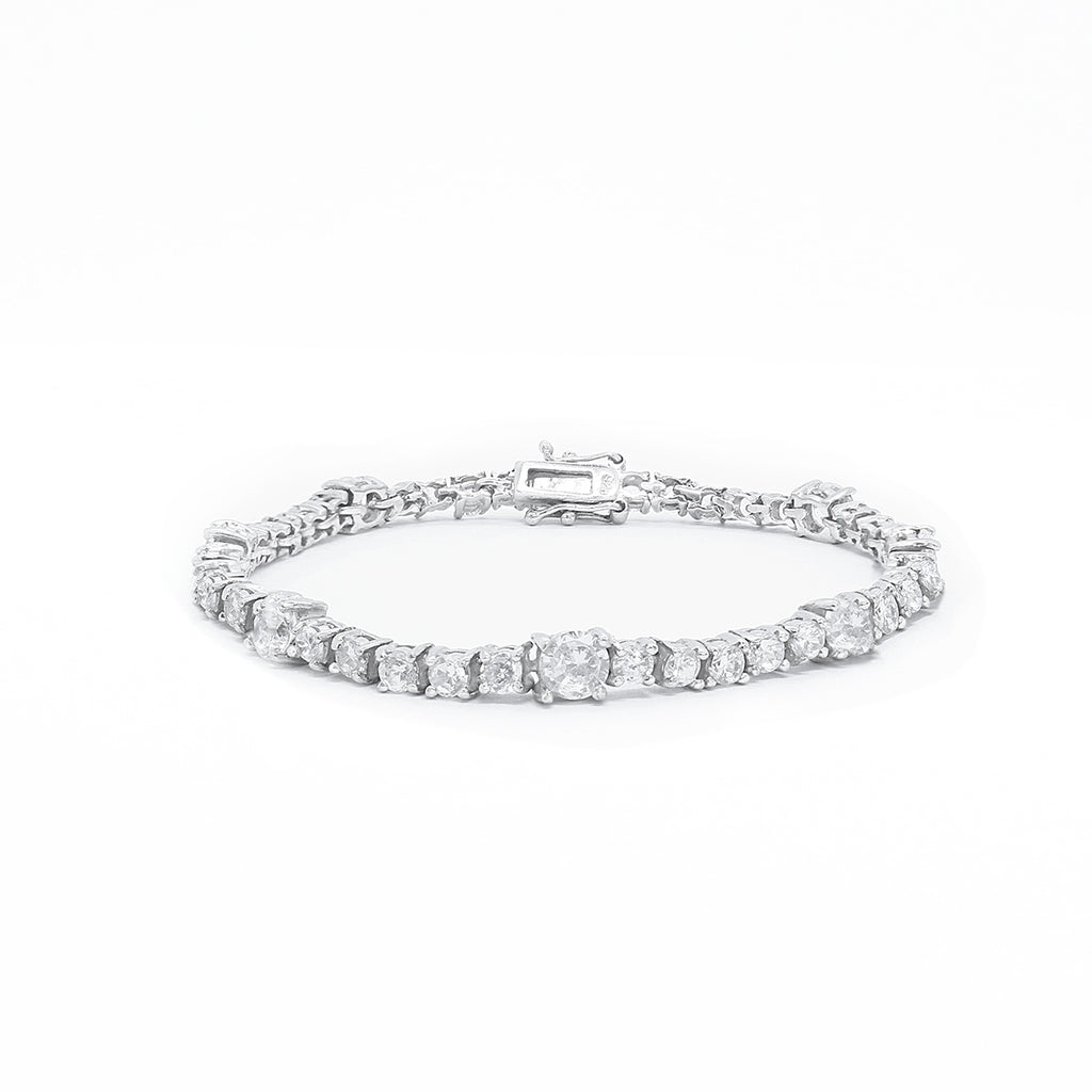 Sterling Silver Tennis Bracelet