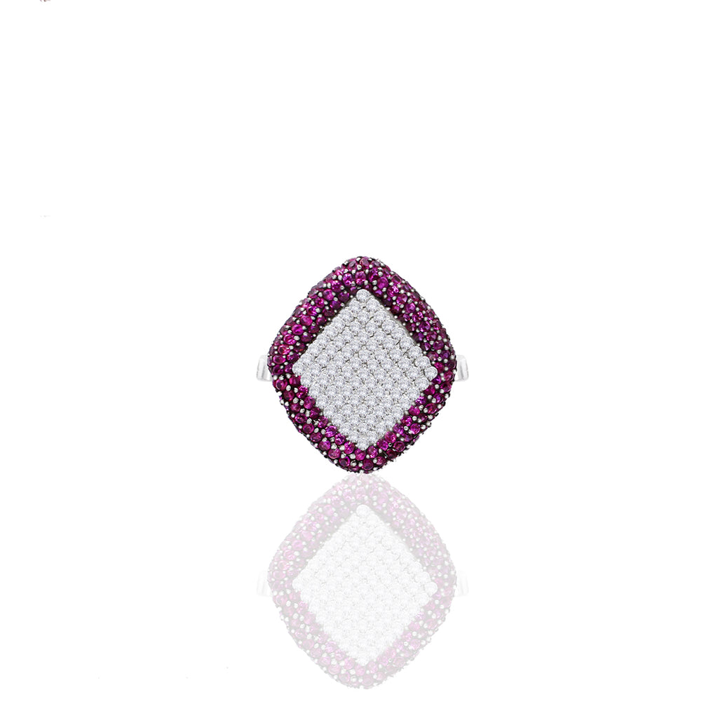 925 Sterling Silver Luxury Statement Ring