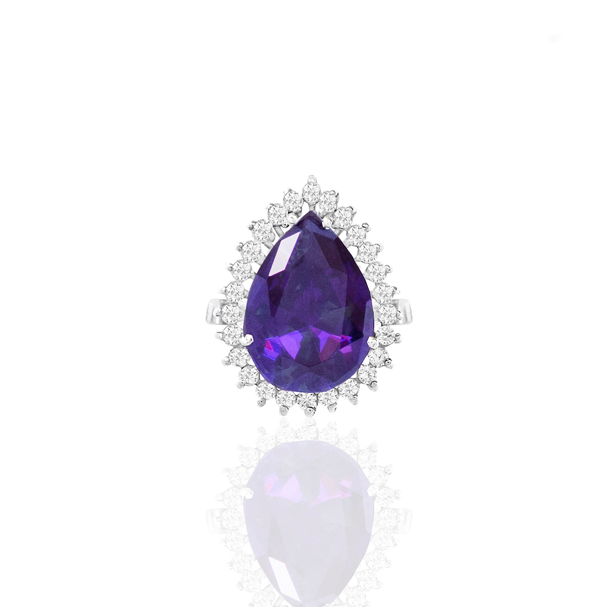 Sterling Silver Purple Ring