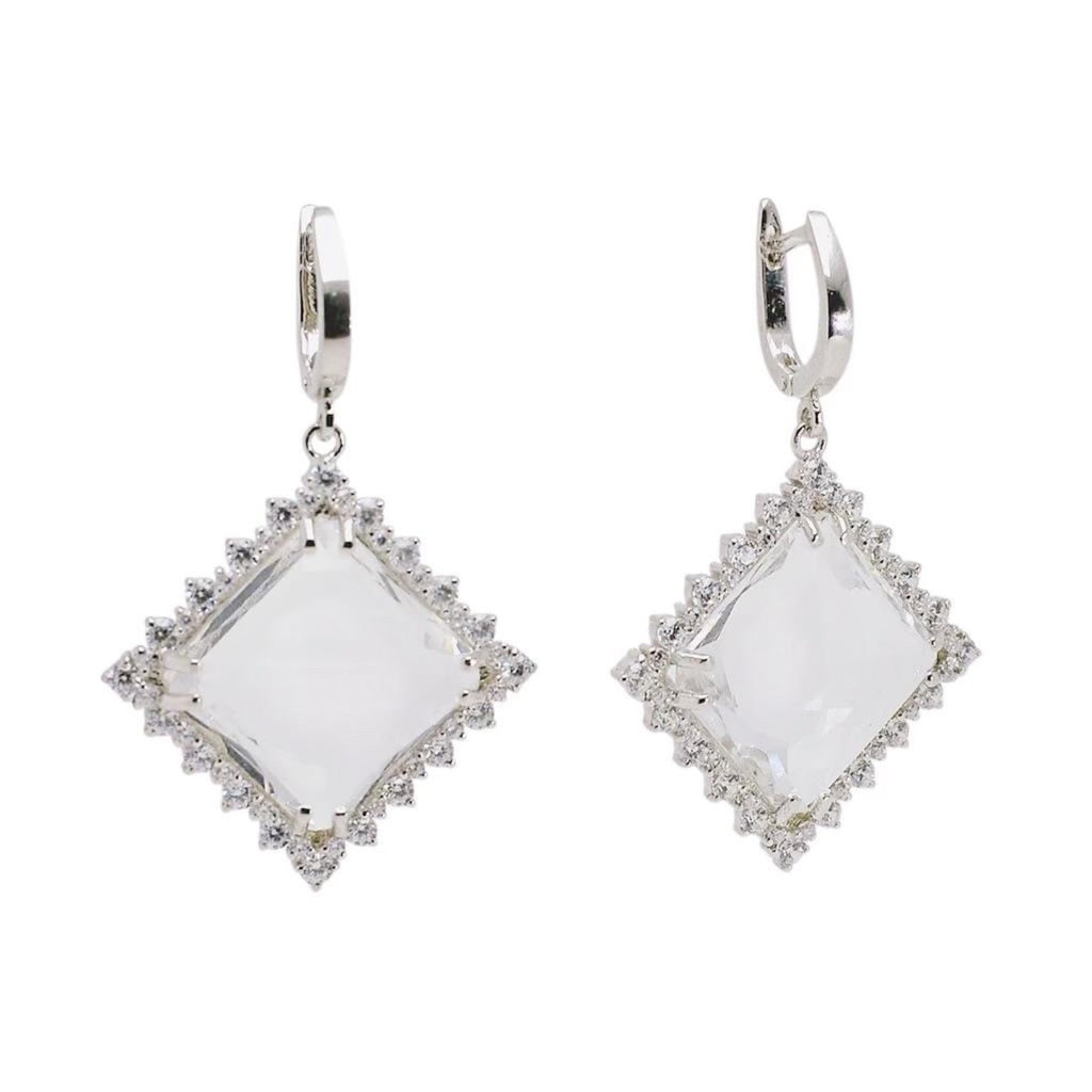 Silidia Square Drop Earrings for Ladies