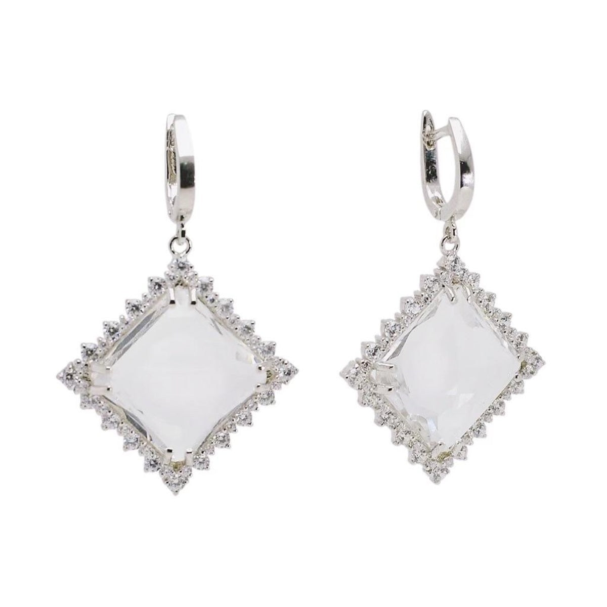 Silidia Square Drop Earrings for Ladies