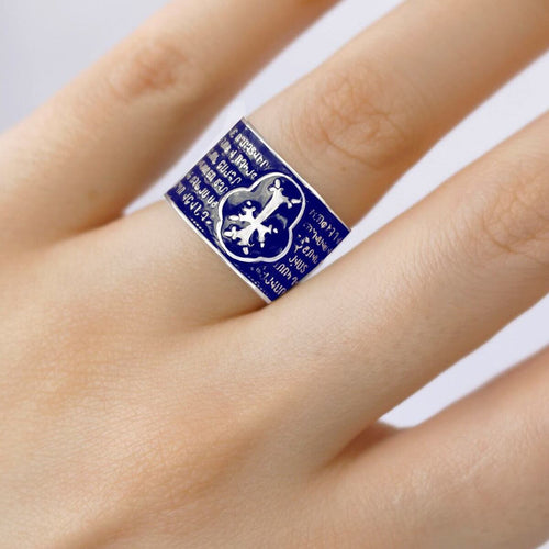 Silidia Armenian Hayr Mer Prayer Ring