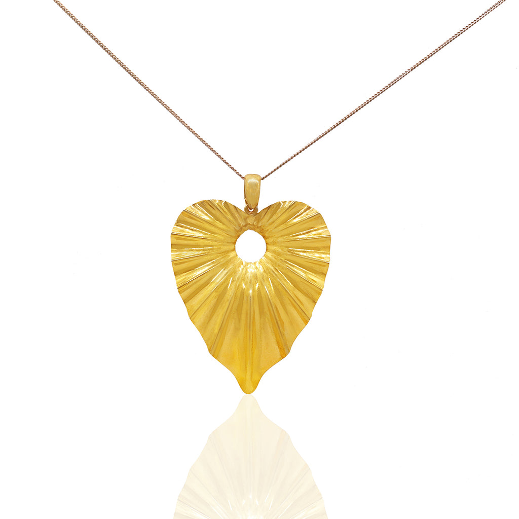 Sterling Silver Leaf Pendant