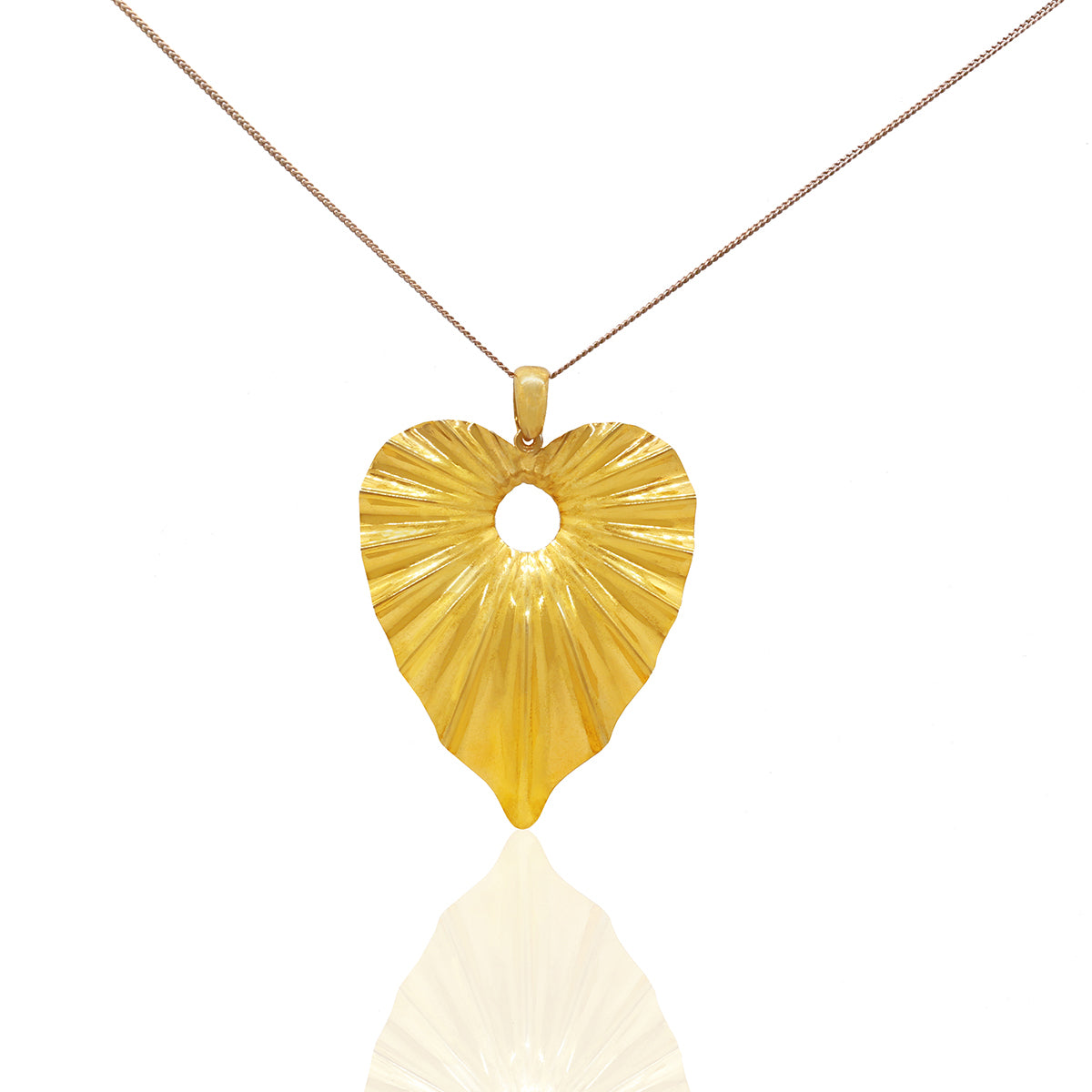 Sterling Silver Leaf Pendant