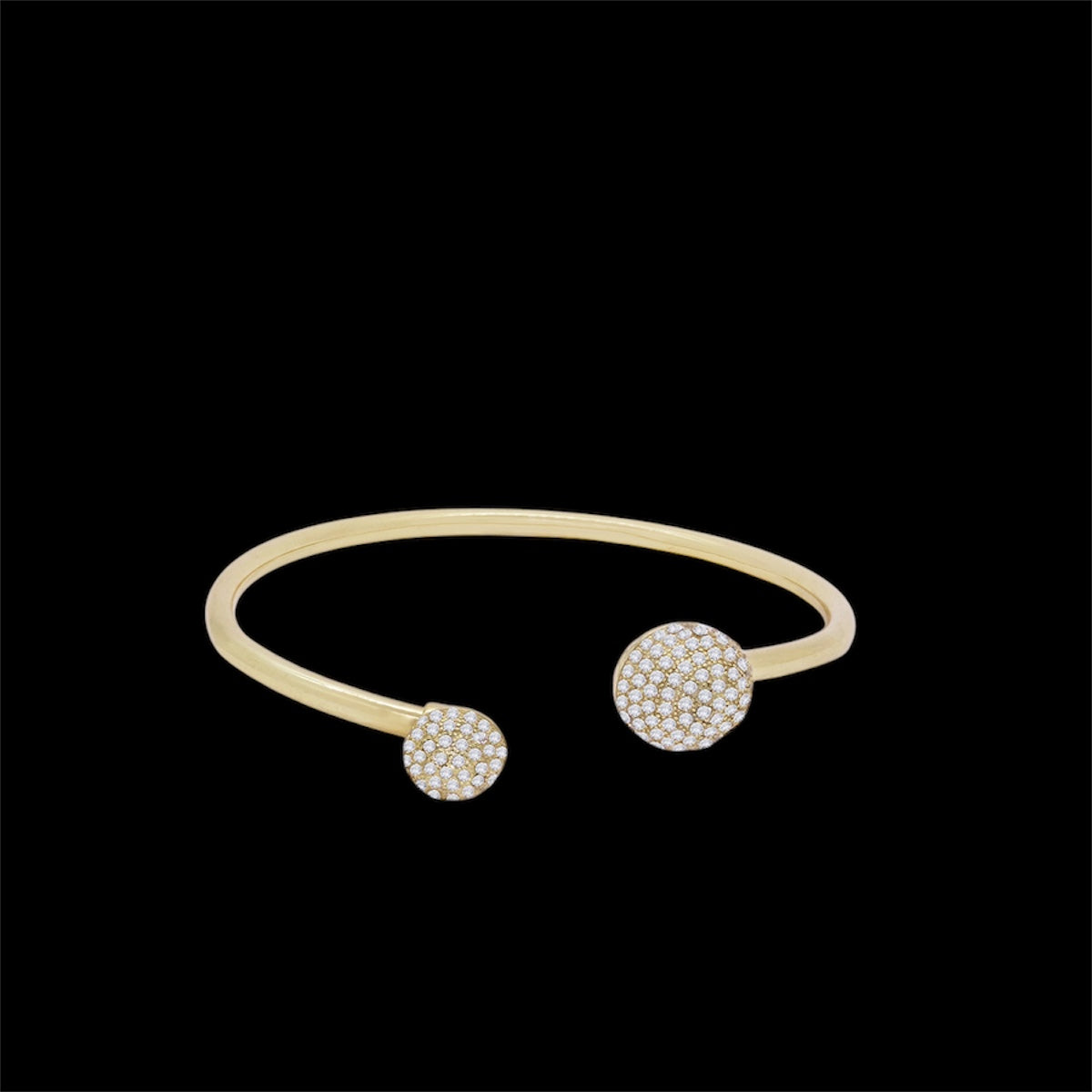 Silidia Teardrop Bangle Bracelet
