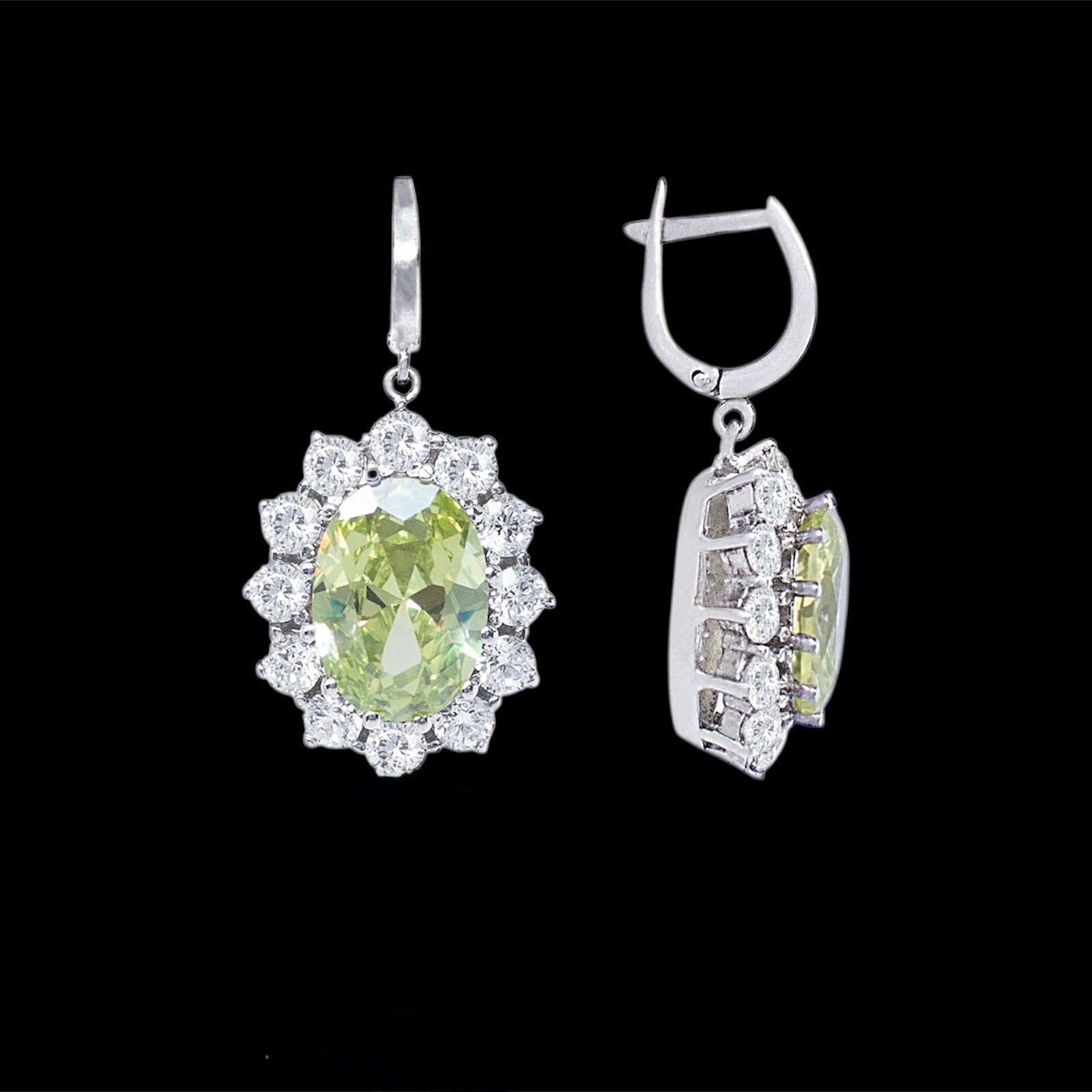 Silidia Oval Earrings