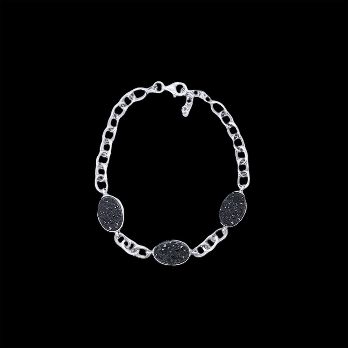 Silidia Oval Bracelet Onyx