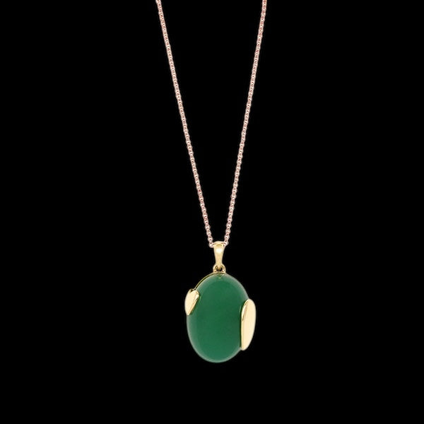 Silidia Green Heart Pendant