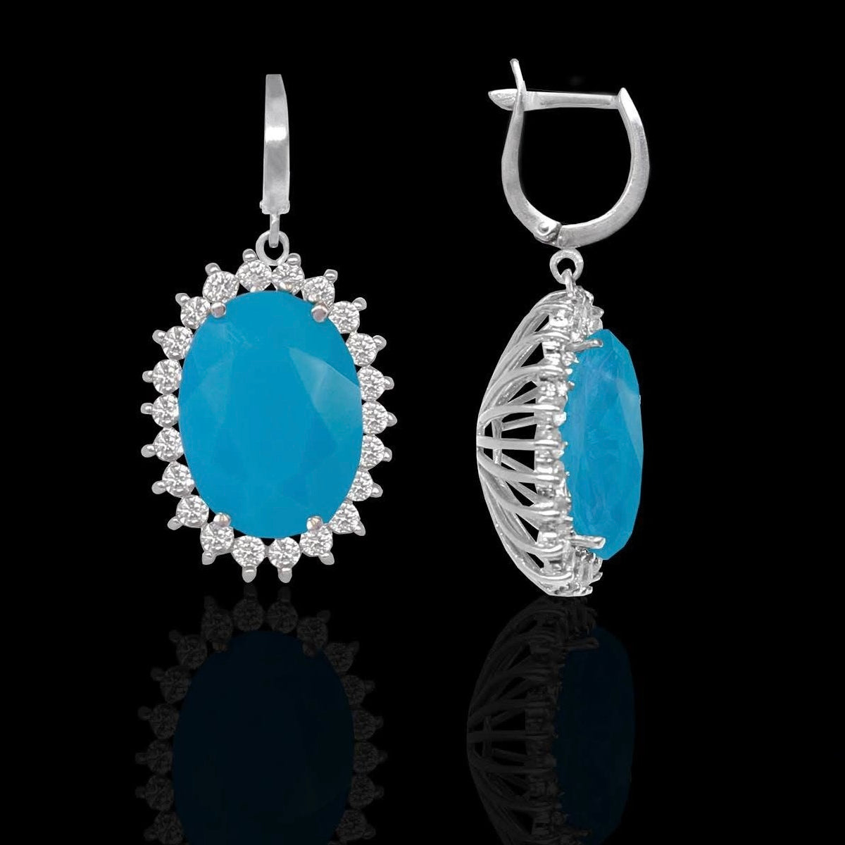 Silidia Oval Earrings