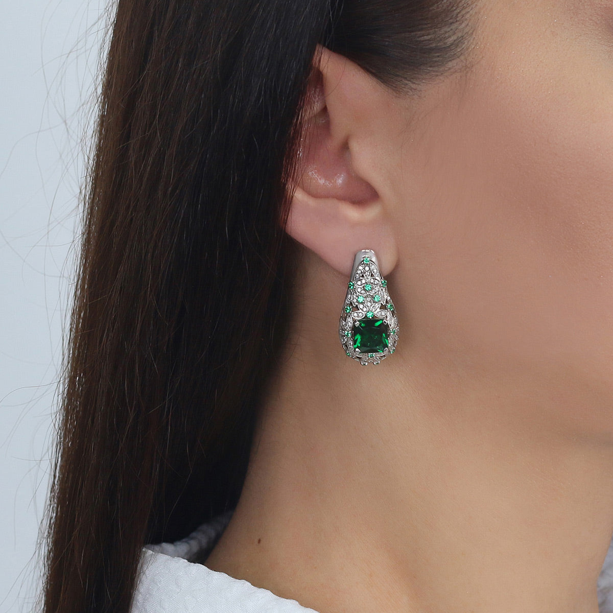 Silidia Silver Earrings