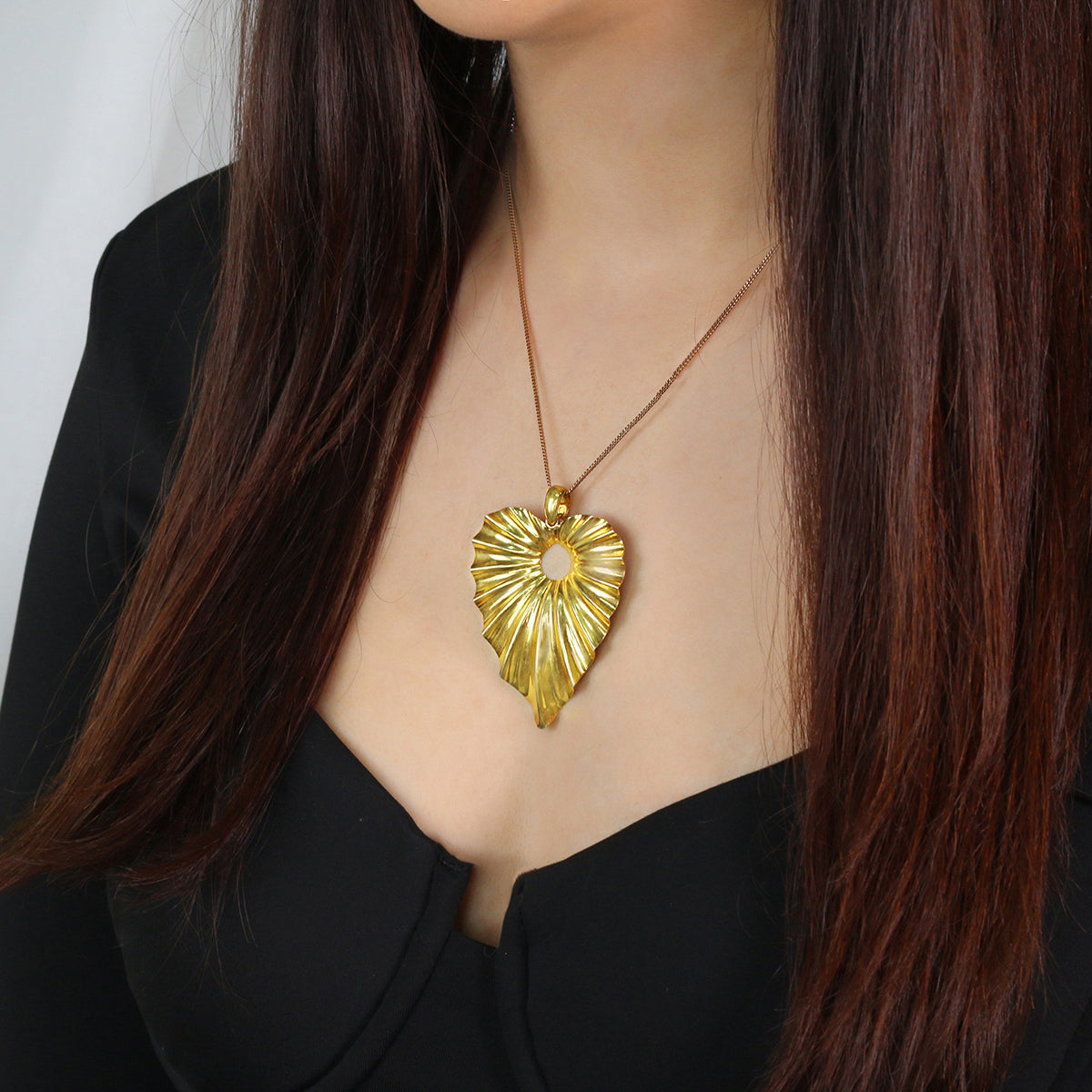 Sterling Silver Leaf Pendant