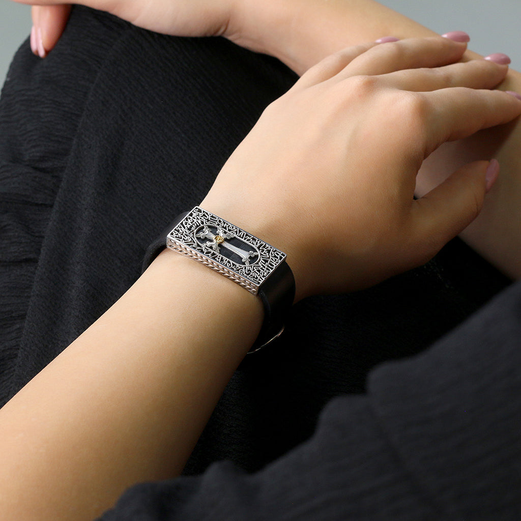 Sterling Silver Bracelet Khachkar