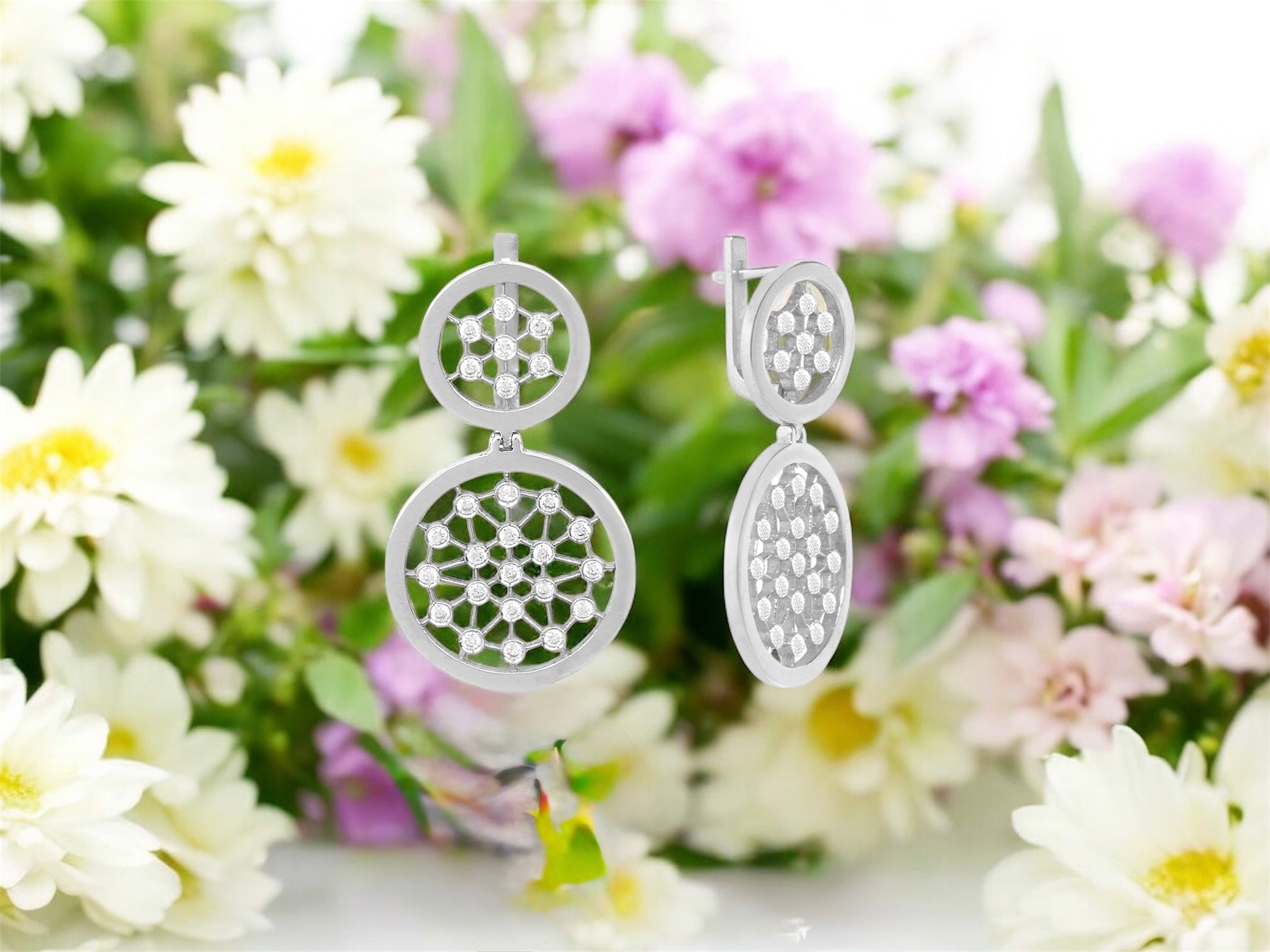 Silidia Spider Web Earrings