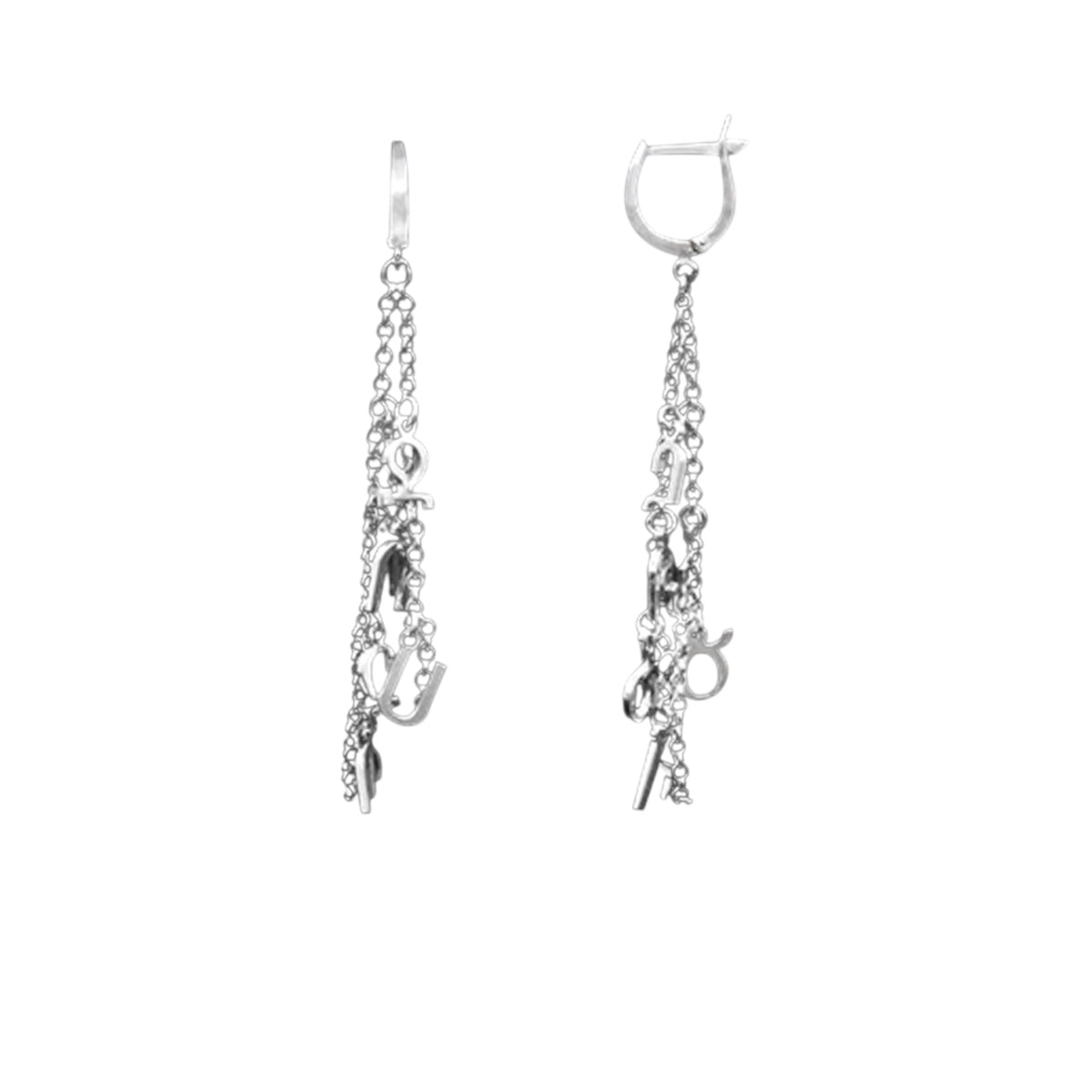 Silidia Silver Earrings with Armenian Alphabet
