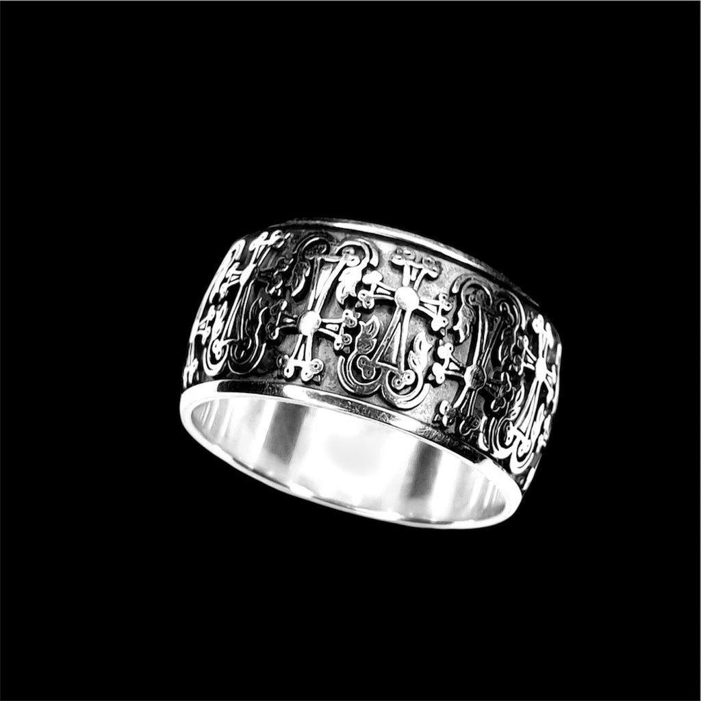 Handmade Ring With Crosses