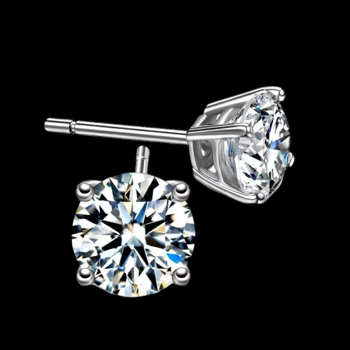 Silver Stud Earrings