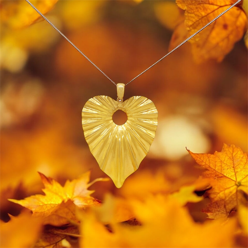 Sterling Silver Leaf Pendant