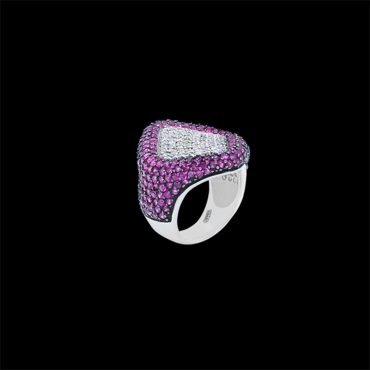 925 Sterling Silver Luxury Statement Ring