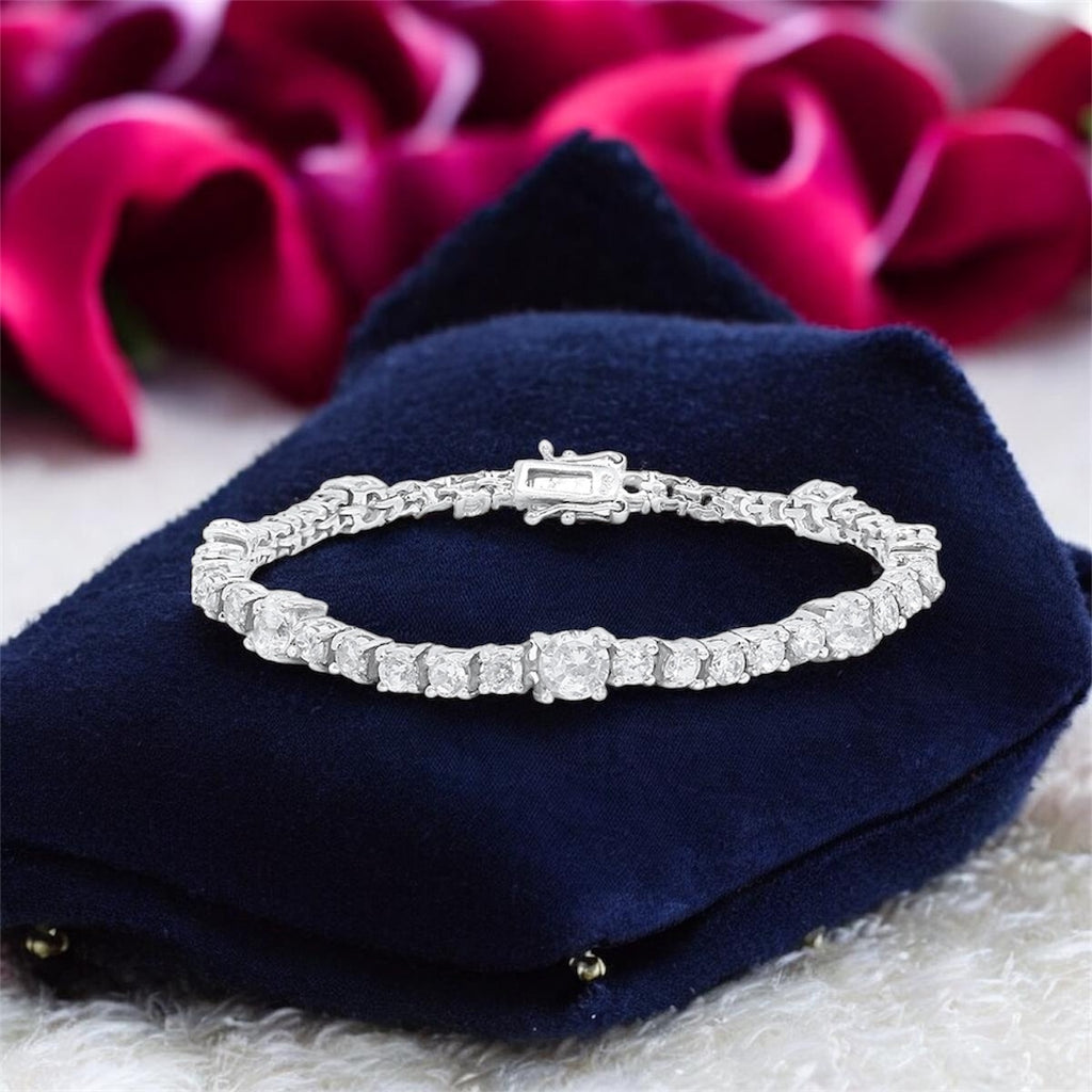 Sterling Silver Tennis Bracelet