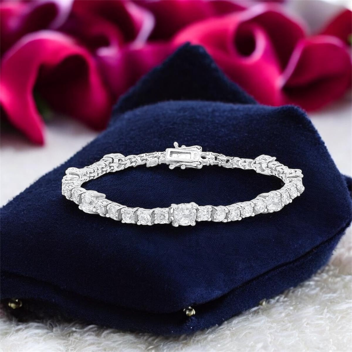 Sterling Silver Tennis Bracelet