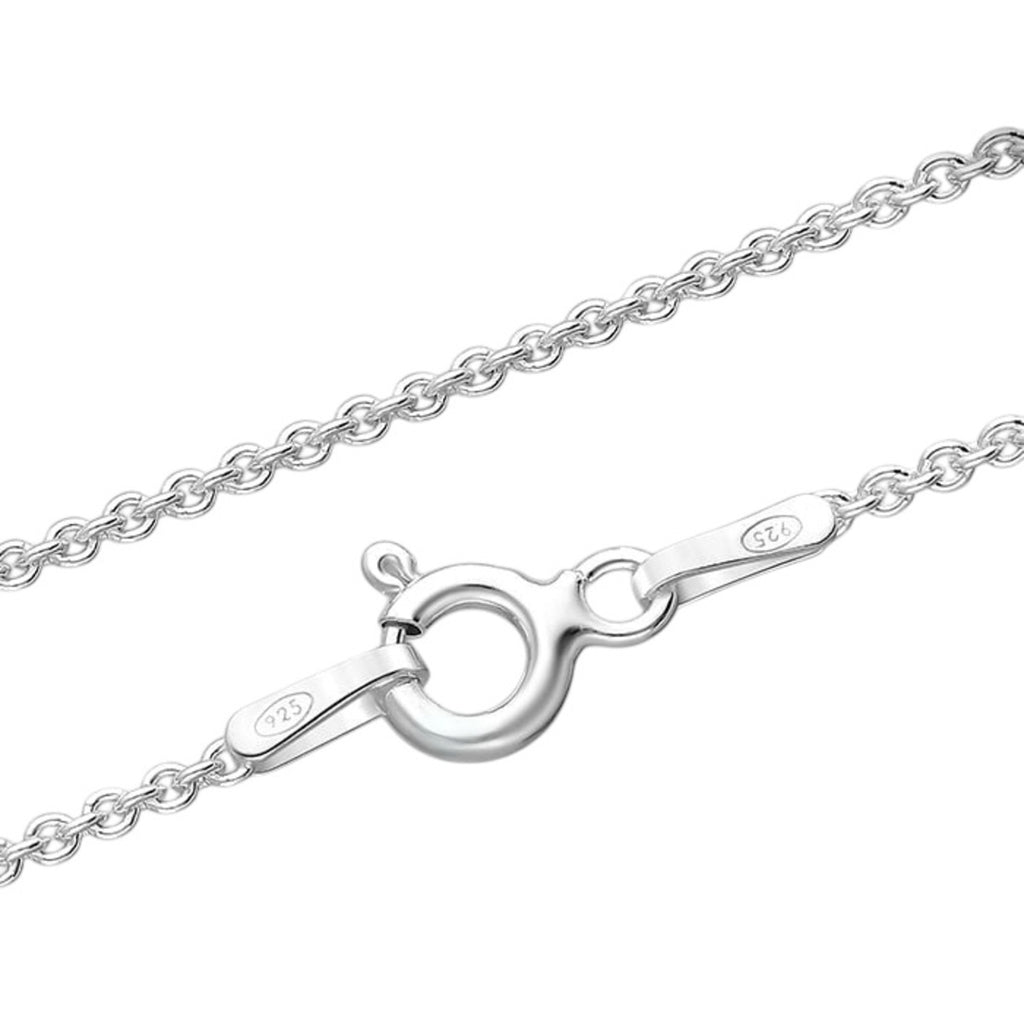 Silver Rolo Chain Necklace