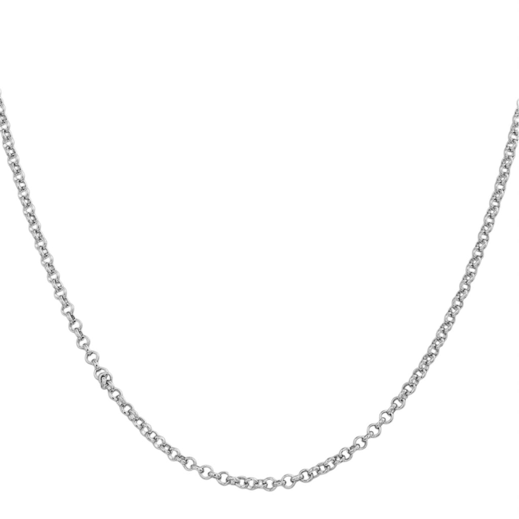 Silver Rolo Chain Necklace