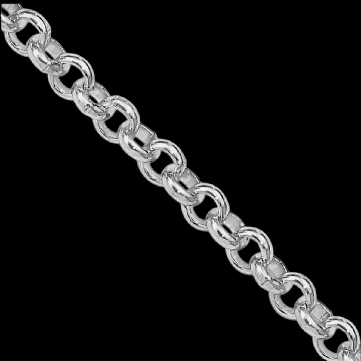 Silver Rolo Chain Necklace