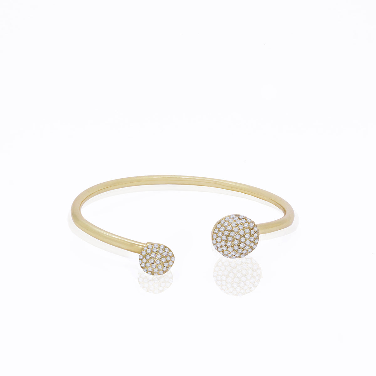 Silidia Teardrop Bangle Bracelet