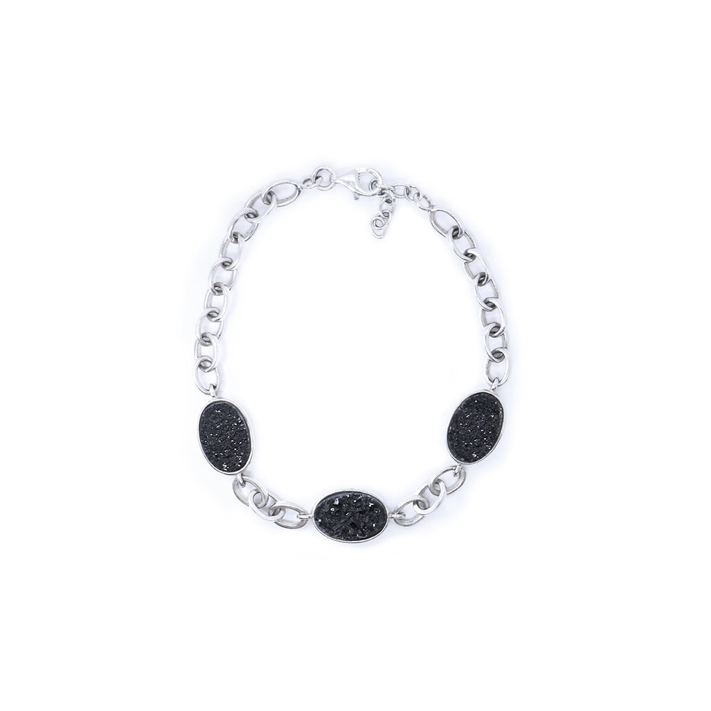 Silidia Oval Bracelet Onyx