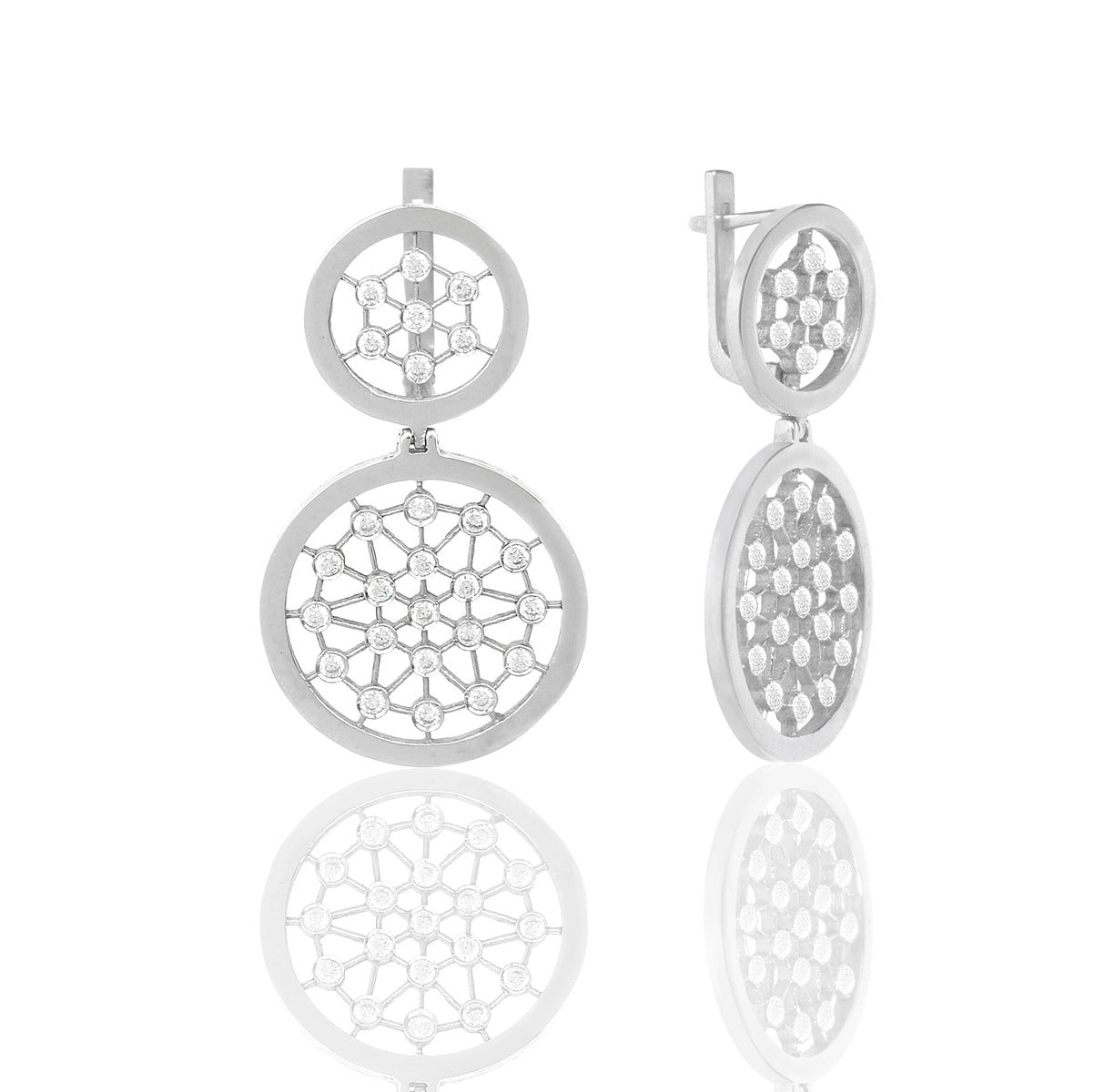 Silidia Spider Web Earrings