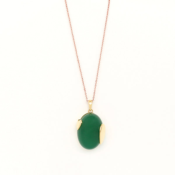 Silidia Green Heart Pendant