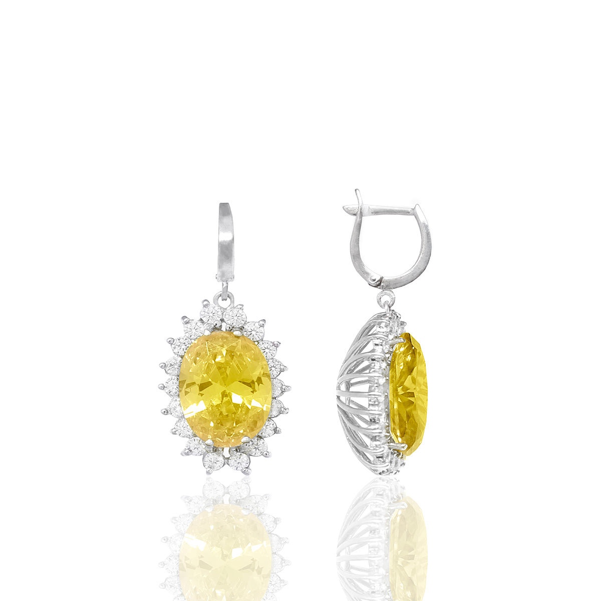 Silidia Oval Earrings