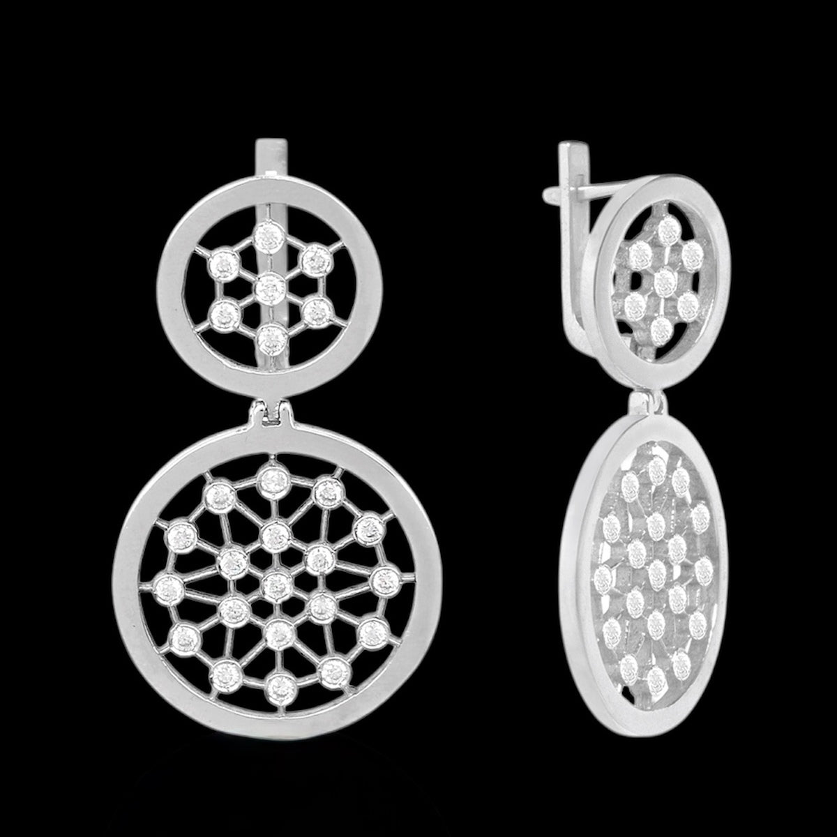 Silidia Spider Web Earrings