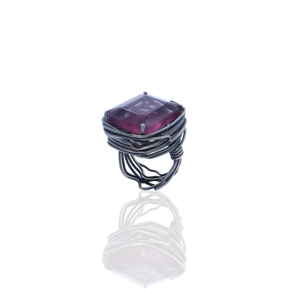 Silidia Rope Row Ring